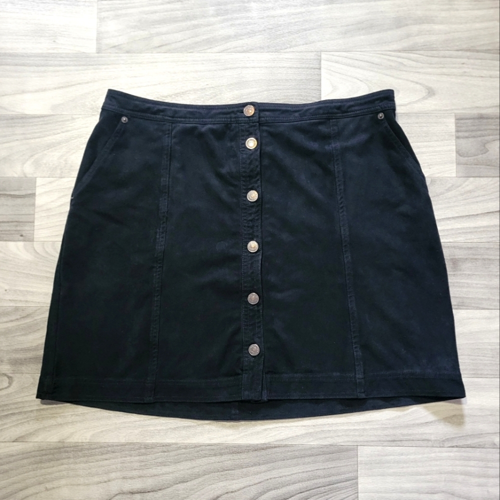 Abercrombie Suede/corduroy Skirt